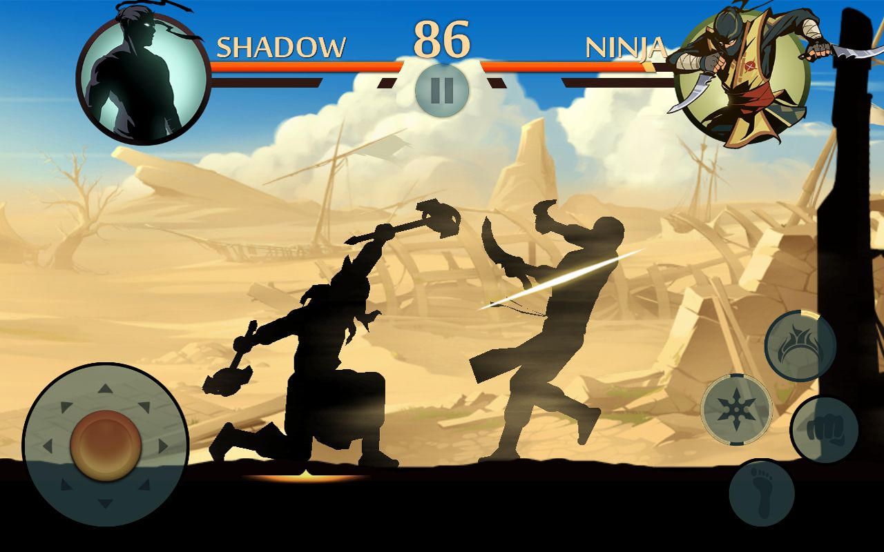 Как играть shadow fight 2 на компьютере с помощью геймпада обзор эмулятора android nox